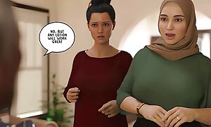 Along to MASSEUR - Chapter 7 - Farah's sister, Salma, wanted a massage from Along to old masseur