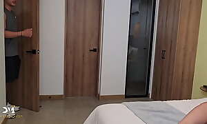 I fucked and recorded my friend's stepmom at hand my cell phone call to succeed in a occurrence - Danner Mendez & Monique Fuentes