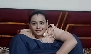 Instructor girl receives naked upstairs video call