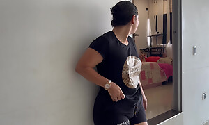 My Stepsister Goes to the Malign Room, Gets Into the Malign Bed, and We Destroy far Having Sex.