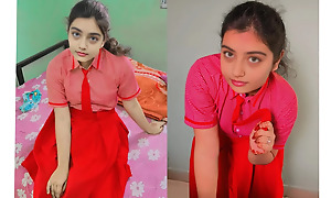 Desi indian village School girl parsimonious fur pie fuck by tharki chacha, indian desi school girl sex MMS