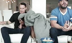 Big breasted mature fucks their way stepson exposed to the couch