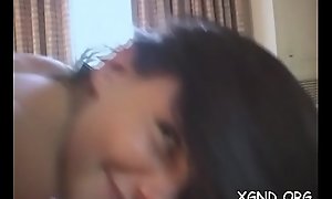 Hung toff penetrates enjoyable babe's hairbreadth muff hardcore publicize