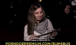 Dispossessed BUS - Cute super German newbie Vanda Angel picked with added to fucked lasting in sexual congress van