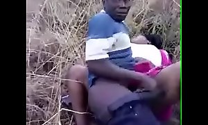 Principal and student have sex in the bush proximal camera