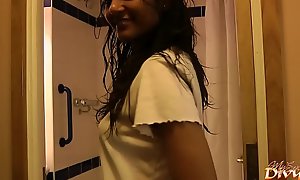 Indian Teen Divya Shaking Hot Ass With regard to Shower