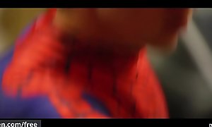 Menxxx video - (Myles Landon, Tobias, Will Braun) - Spiderman A Gay Xxx Parody Ornament 3 - Super Gay Hero - Trailer preview