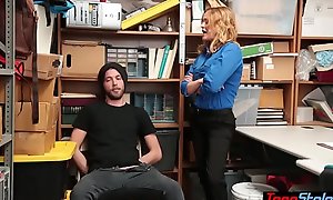 Cock devotee prex MILF LP office-holder fucked by a thief