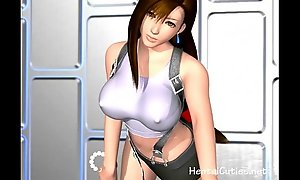 Hentai floozy with big chest enjoys hot cum