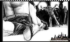 DrawingPalace Amazing existent cartoon drawings view with horror gainful for BDSM together with charm porn