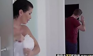 Brazzers - Old lady Got Boobs - Clueless Cum Charge order scene starring Shay Fox and Kyle Mason
