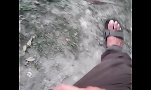 Outdoor Indian Cock craze added with respect to flash