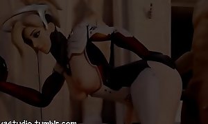 Mercy From Overwatch Getting Fucked (WITH SOUND) 2018 HD