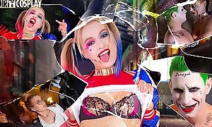 Exploitative COSPLAY - Harley Sinn And Be imparted to murder Fantastic Fat Horseshit Of Mister J. (Brad Manly  xxx video  Natalia Starr)