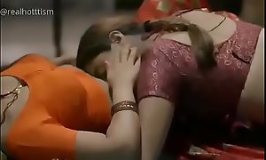 Hawt women in saree kissing